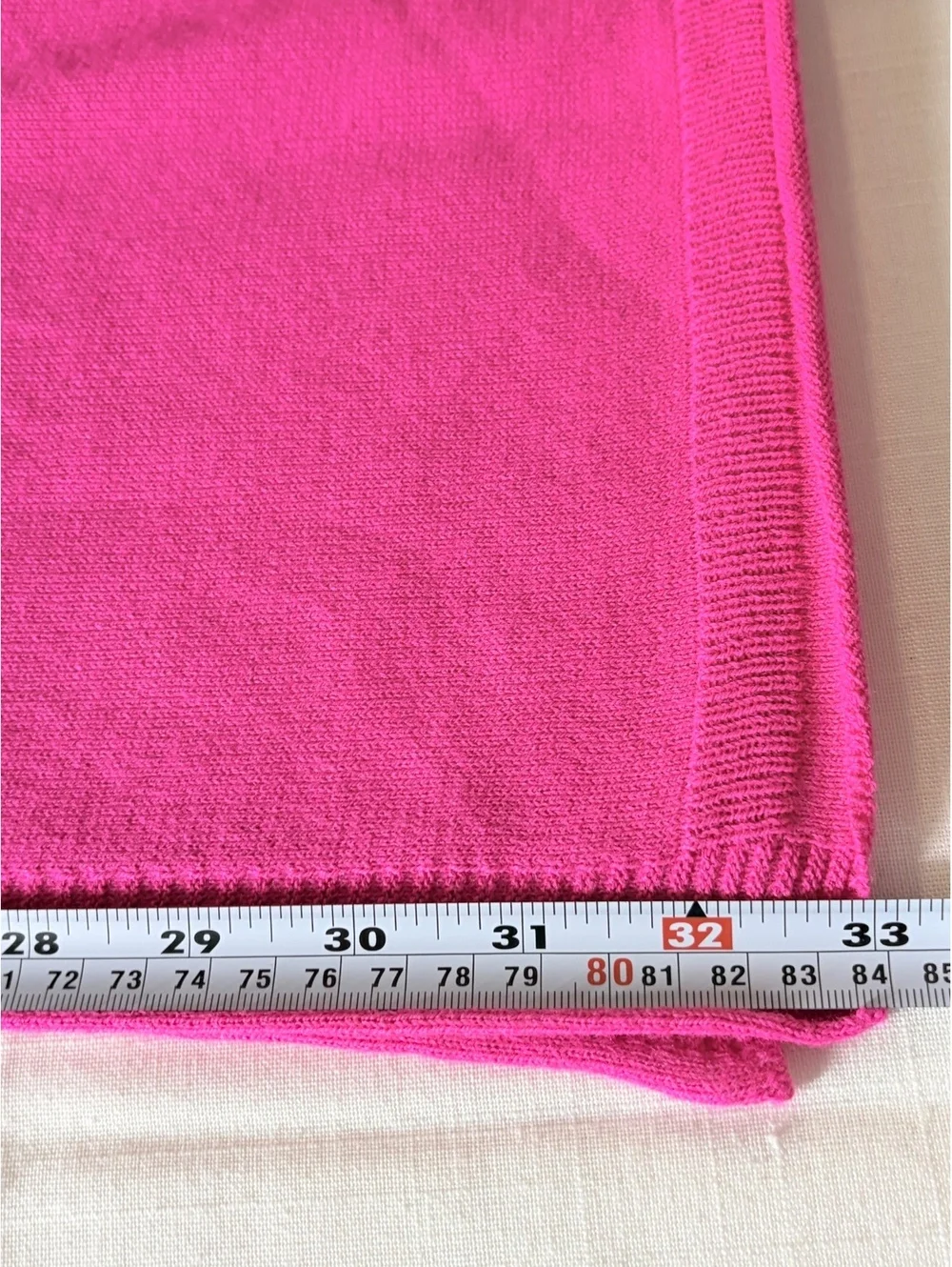 Mersea Women's Oversized Hot Pink Knit Sweater Size OS